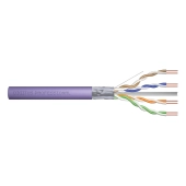 Kabel instalacyjny DIGITUS kat.6, F/UTP, Eca, AWG 23/1, LSOH, 100m, fioletowy