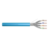 Kabel instalacyjny DIGITUS kat.6A, U/FTP, B2ca, AWG 23/1, LSOH, 100m, niebieski, szpula