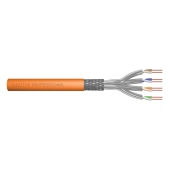 Kabel instalacyjny DIGITUS kat.7, S/FTP, Dca, AWG 23/1, LSOH, 1000m, pomarańczowy, szpula