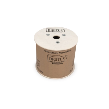 Kabel instalacyjny DIGITUS kat.6A, U/UTP, Eca, AWG 23/1, LSOH, 500m, niebieski, szpula-120339