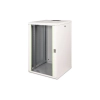 Szafa sieciowa wisząca Unique 19" 20U rack 600x600, drzwi szyba, szary, niedzielona, złożona, 100kg