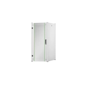 Szafa sieciowa stojąca Hyper Pro 19" 26U rack 600x800, drzwi przód szyba, szary, 1000kg