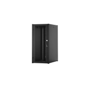 Szafa sieciowa stojąca Hyper Pro 19" 26U rack 600x1000, drzwi przód perforacja, czarny, 1000kg