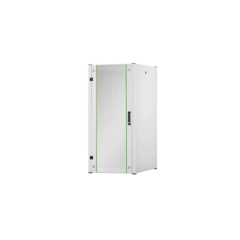 Szafa sieciowa stojąca Hyper Pro 19" 26U rack 600x800, drzwi przód szyba, szary, 1000kg