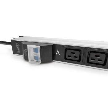 Listwa zasilająca PDU 0U, wtyk IEC 60309 32A/250V, gniazda 24xC13 10A,4xC19 16A, 2x zabezp. 16A-122436