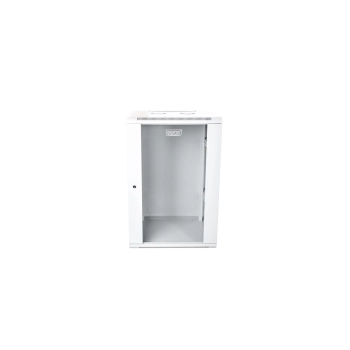 Szafa sieciowa wisząca 19" 15U rack 600x600, drzwi szyba, szary, niedzielona, złożona, 60kg