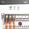 Moduł (gniazdo) keystone RJ45 (8P8C) kat.6A, STP,ekranowany, beznarzędziowy, stalowy, opaska czarna-129325