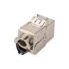 Moduł (gniazdo) keystone RJ45 (8P8C) kat.6A, STP,ekranowany, beznarzędziowy, stalowy, 24szt-129336