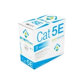 Kabel F/UTP kat.5e, teleinformatyczny, LSOH, Dca 4x2x24 AWG, 1Gb/s, 250 MHz, gwarancja 25 lat, certyfikat INTERTEK ETL, szary, 305m - ALANTEC