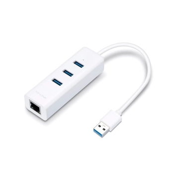 Karta sieciowa USB TP-Link UE330 z 3-portowym hubem USB 3.0