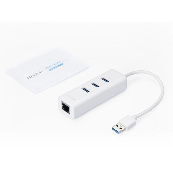 Karta sieciowa USB TP-Link UE330 z 3-portowym hubem USB 3.0-136139