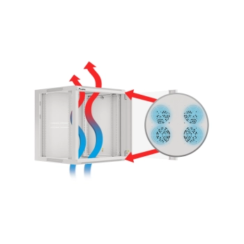 SZAFA INSTALACYJNA RACK WISZĄCA 19
